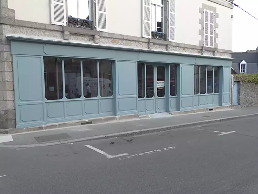 Devanture concept store Sanje à Pontivy